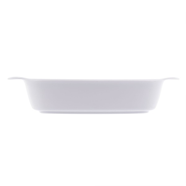 Encontraproduto.com.br - Travessa Oval de Melamina Milão Branca 23cm x 13cm x 5cm - Lyor