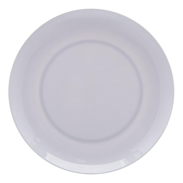 Prato para Sobremesa de Melamina Milão Branco Lyor 18cm