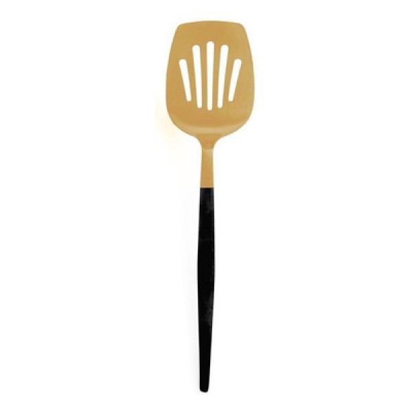 Encontraproduto.com.br - Espátula de Aço Inox Ópera Champanhe/Preta 26,5cm - Lyor