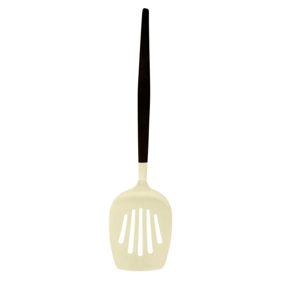 Encontraproduto.com.br - Espátula de Aço Inox Ópera Champanhe/Preta 26,5cm - Lyor
