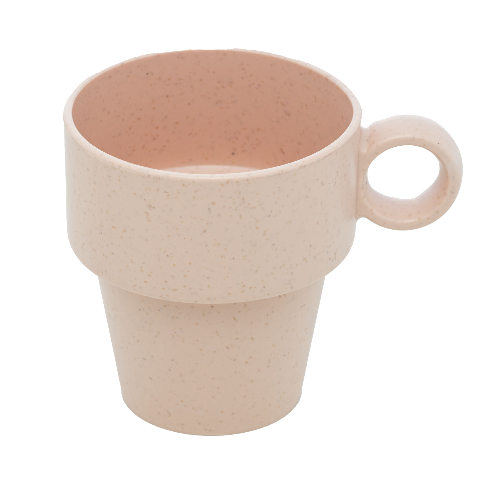 Encontraproduto.com.br - Xícara Café De Fibra De Bambu E Pp Empilhável Sortida 90Ml