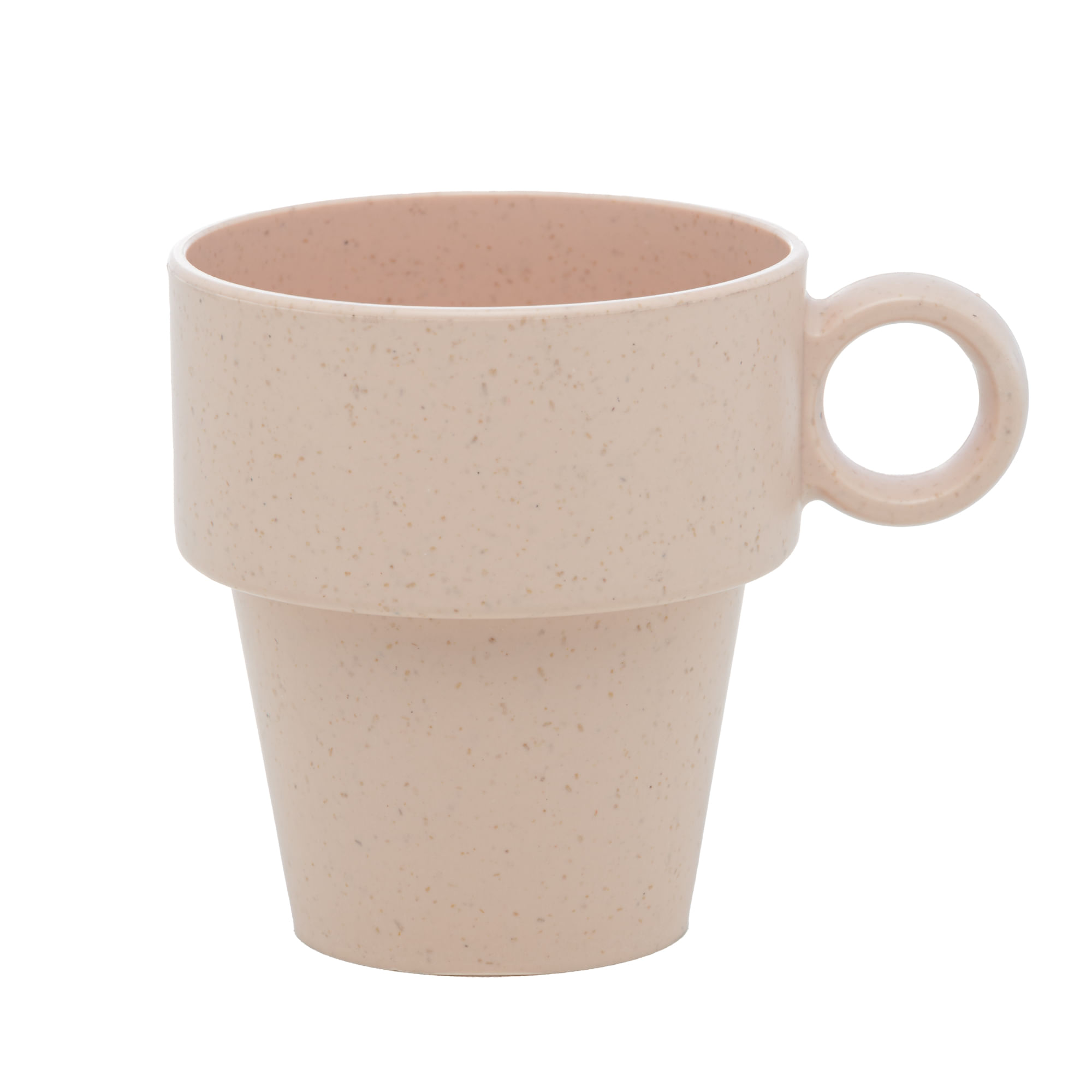 Encontraproduto.com.br - Xícara Café De Fibra De Bambu E Pp Empilhável Sortida 90Ml