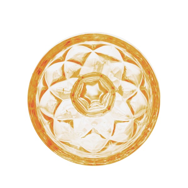 Encontraproduto.com.br - Taça de Licor de Vidro Diamond Âmbar 50ml