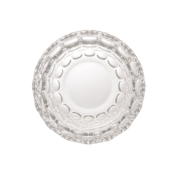 Encontraproduto.com.br - Vaso Decorativo Porta Velas Cachepot de Cristal - 11 x 9 cm