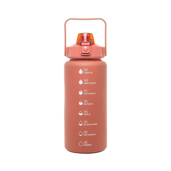 Encontraproduto.com.br - Garrafa Squeeze em Policarbonato Vinho 2L - LYOR