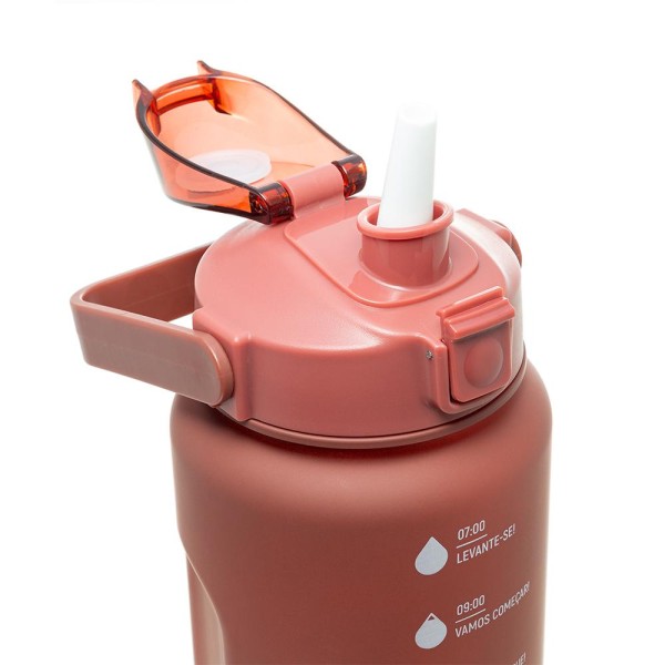 Encontraproduto.com.br - Garrafa Squeeze em Policarbonato Vinho 2L - LYOR