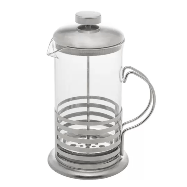 Encontraproduto.com.br - Cafeteira Prensa Francesa em Vidro Borossilicato e Tampa de Plástico Preta 600ml