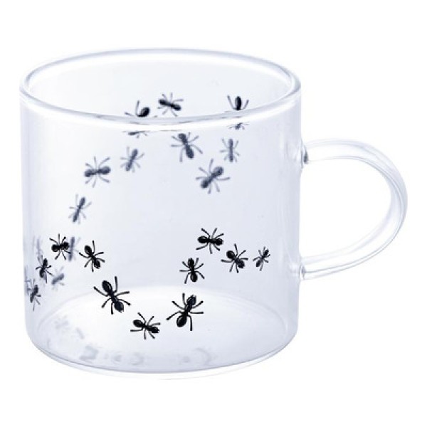 Encontraproduto.com.br - Caneca Lyor Bug De Vidro Borossilicato Resistente Ao Calor