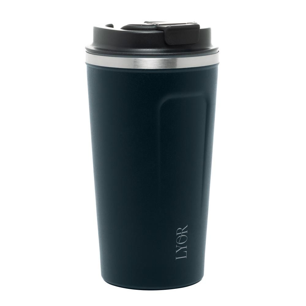 Encontraproduto.com.br - Copo Térmico Inox Parede Dupla Com Tampa E Termômetro 500Ml