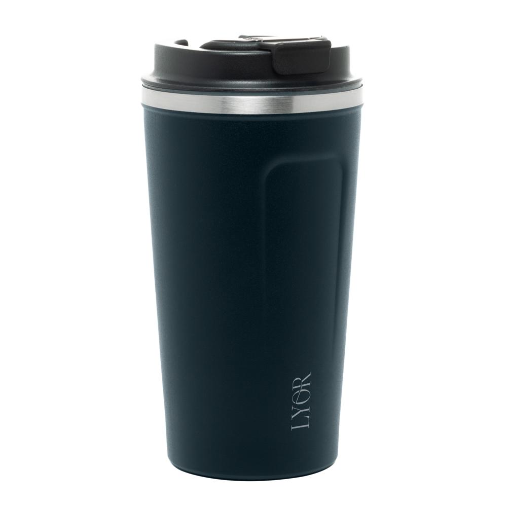 Encontraproduto.com.br - Copo Térmico Inox Parede Dupla Com Tampa E Termômetro 500Ml