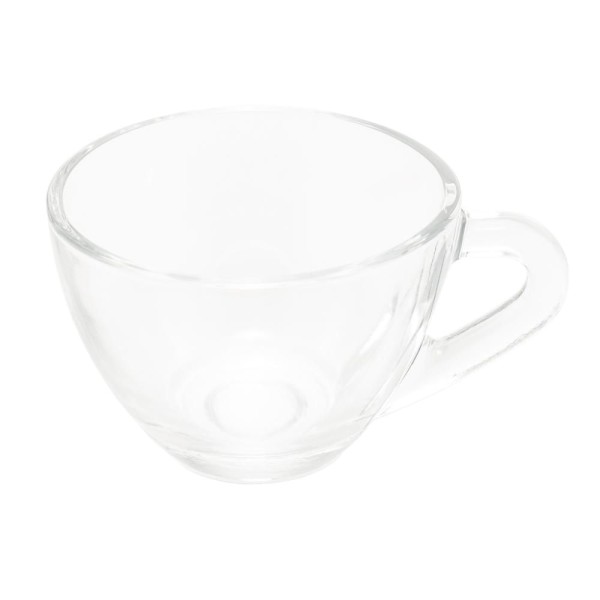 Jogo 6 Xícaras De Café De Vidro Basic 90ml
