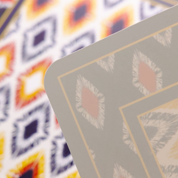 Encontraproduto.com.br - Lugar Americano de Plástico Ikat 43,5cm x 28,5cm - Lyor