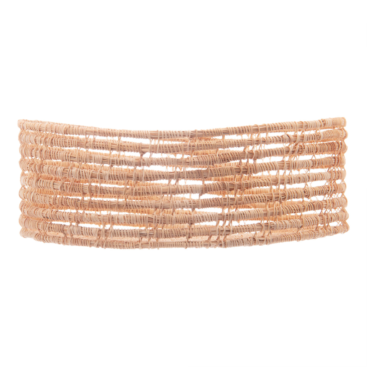 Encontraproduto.com.br - Conjunto 3 Cestas Ovais de Fibra Natural Palm - Lyor