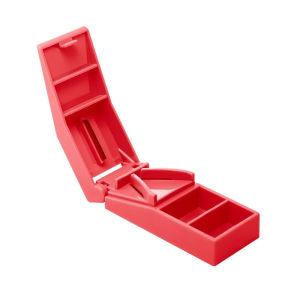 Cortador de Comprimidos de Plástico Vermelho Lyor 8,5cm