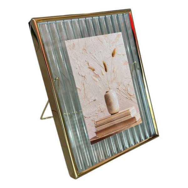 Encontraproduto.com.br - Porta Retrato Decorativo 10x15cm em Metal Lyor