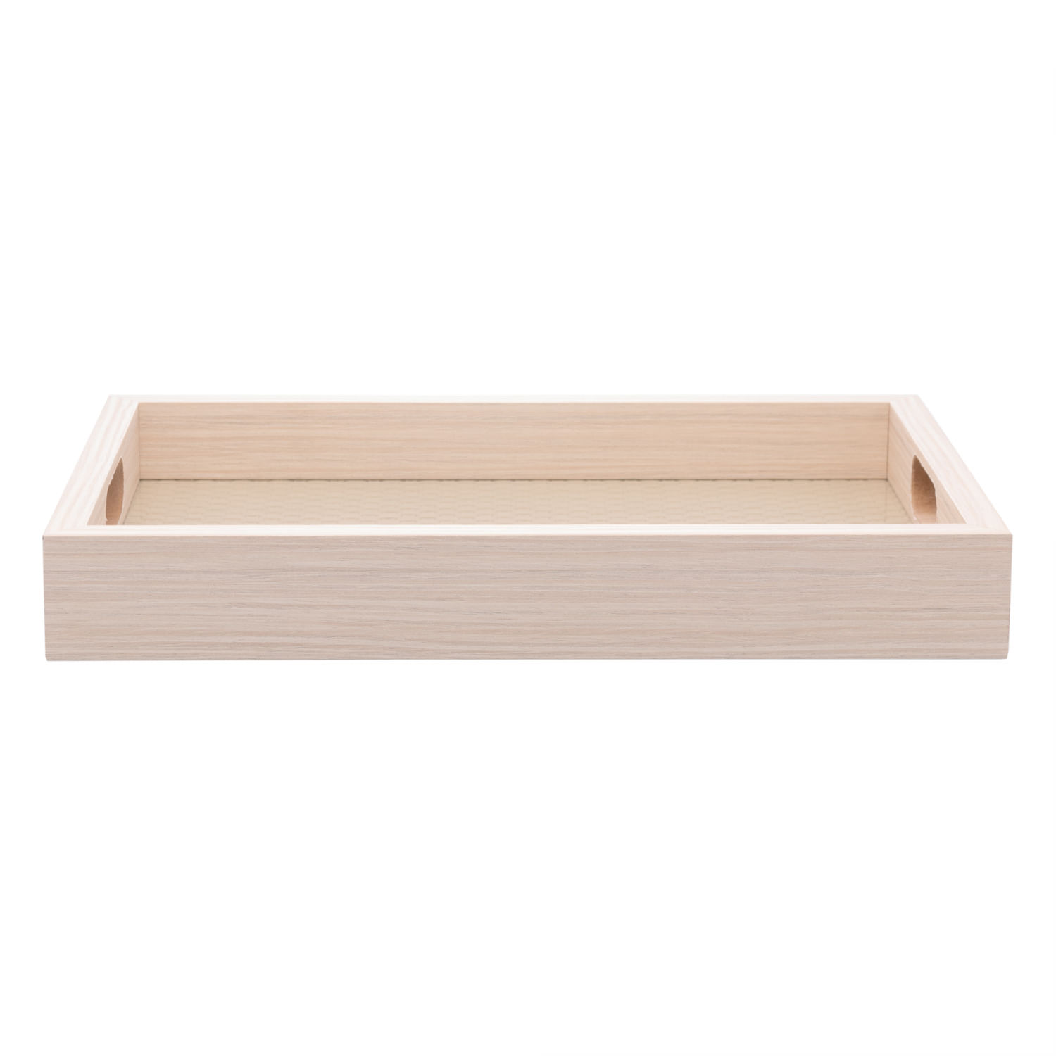 Encontraproduto.com.br - Bandeja Retangular De Mdf Com Fundo Tressê 30X 4X 20Cm