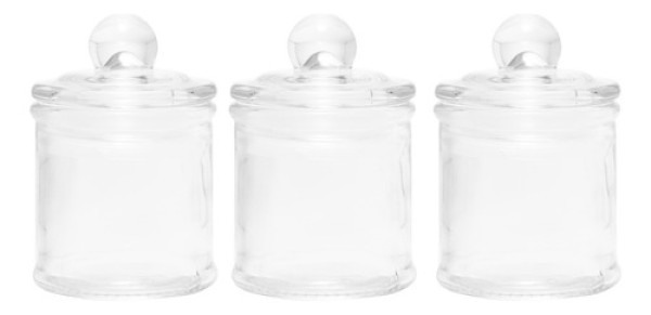 Porta Mantimento de Vidro com Tampa Arena 100ml - Lyor