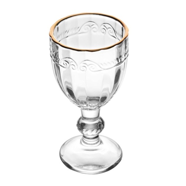 Taça Licor Cristal Ecológico C/Fio Ouro Imperial 50ml - Lyor