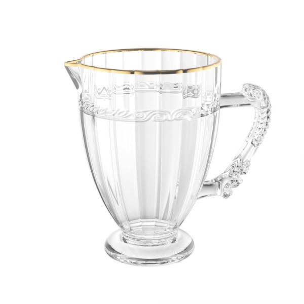 Jarra de Cristal Ecológico com Fio de Ouro Imperial 1L - Lyor