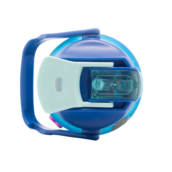 Encontraproduto.com.br - Garrafa Squeeze Wave Azul e Verde Cartelas de Adesivos 2L