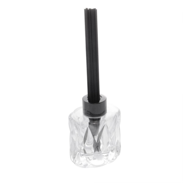 Difusor de Vidro com 8 Palitos Pretos Diamond 100ml - Lyor