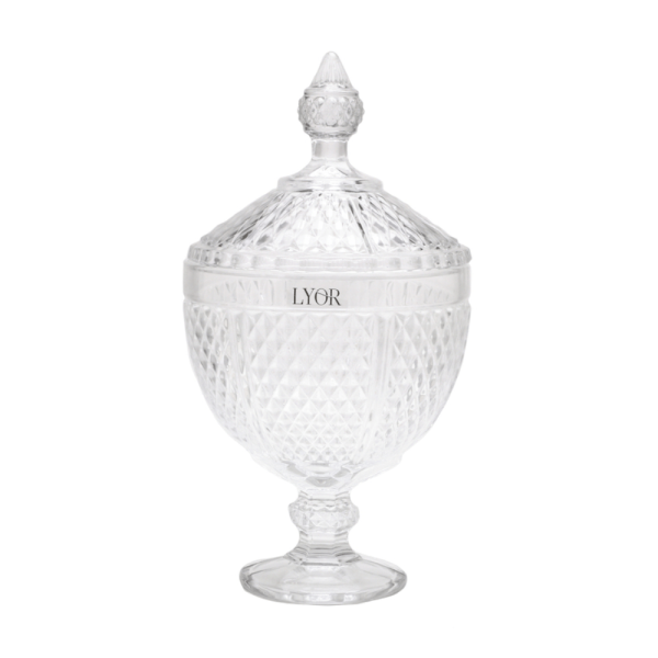 Encontraproduto.com.br - Potiche Lyor Bico De Jaca Perseu De Cristal 15cm X 28cm Cor Incolor