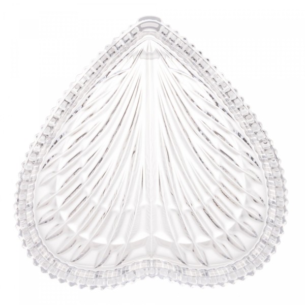 Encontraproduto.com.br - Petisqueira De Cristal Heart 18,7x3,3cm