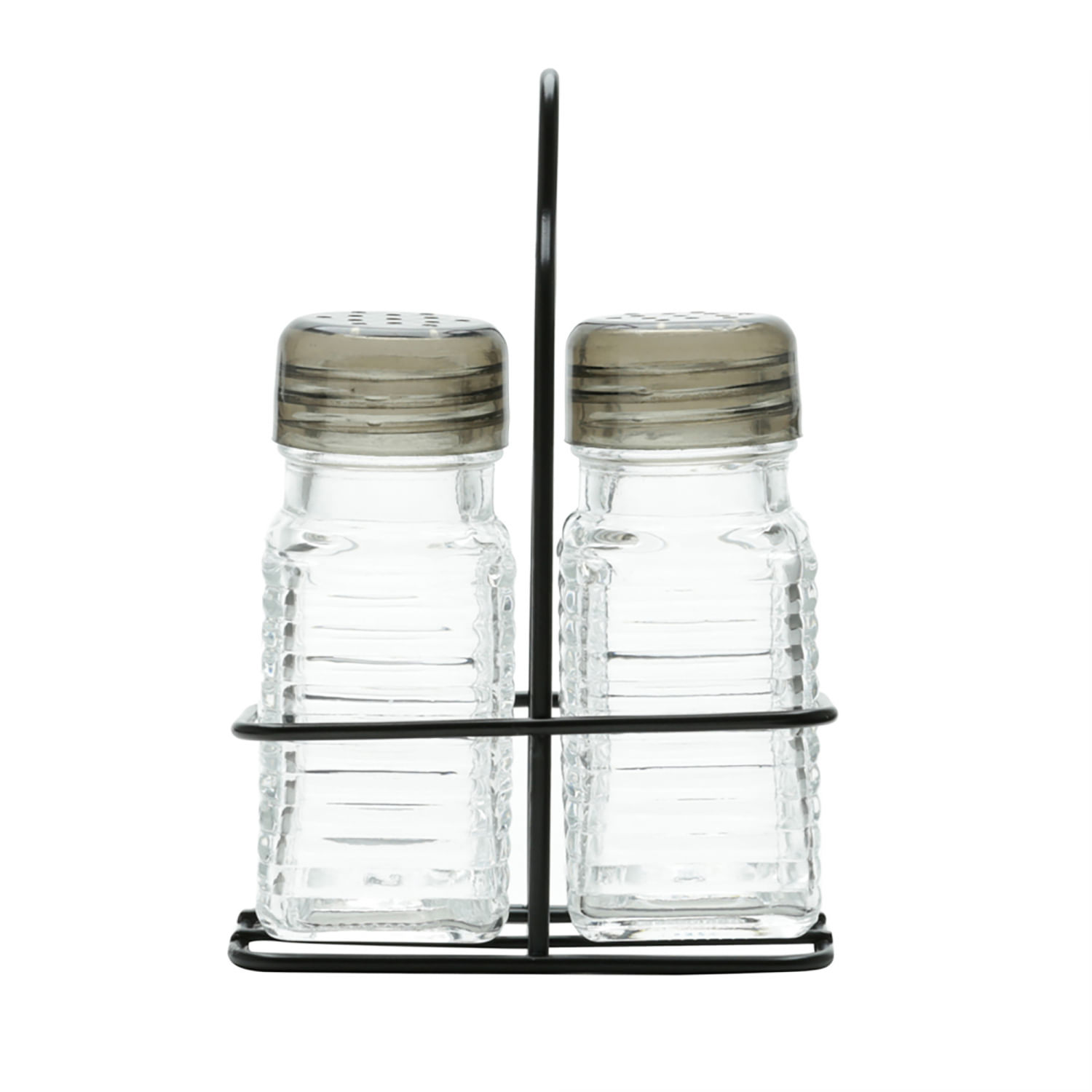 Encontraproduto.com.br - Saleiro E Pimenteiro Com Suporte Lyor De Vidro 70ml