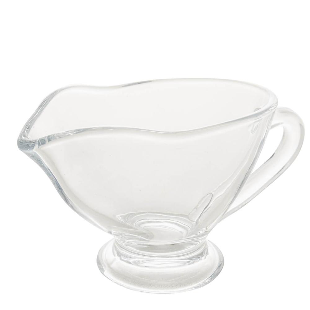 Encontraproduto.com.br - Molheira De Cristal Vidro Transparente 180ml Para Servir Com Alça Seul Lyor Molhos Coberturas Temperos