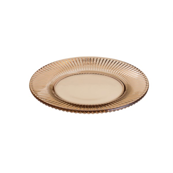 Sousplat de Cristal Renaissance Âmbar 31,5cm - Lyor