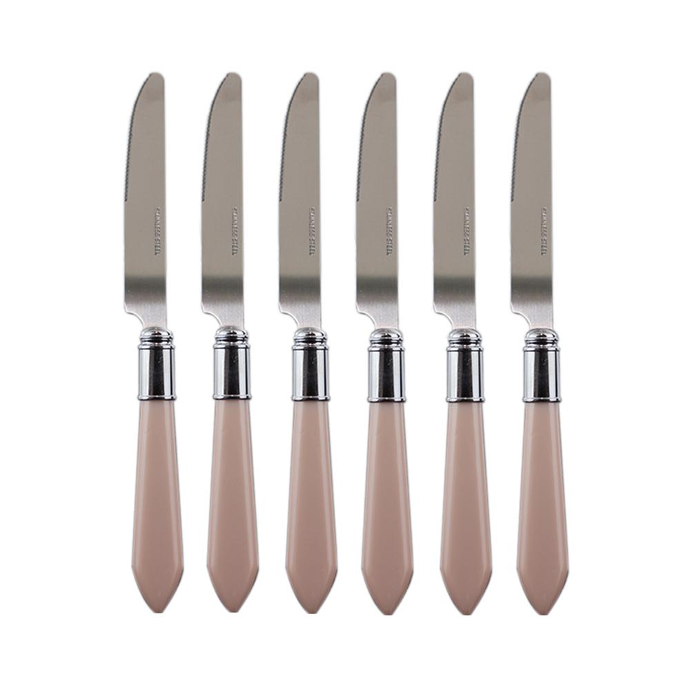 Encontraproduto.com.br - Conjunto com 6 Facas para Mesa Aço Inox 7661 Lyor