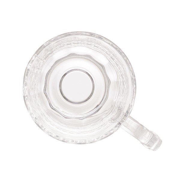 Encontraproduto.com.br - Taca para Cappuchino Lyor de Cristal Diamante 142ml 1un