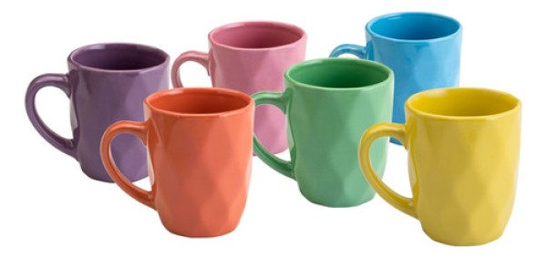 Caneca Porcelana Lyor Diamond 290ml