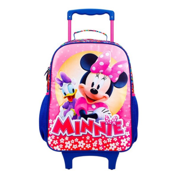 Encontraproduto.com.br - Mochila De Rodinhas Escolar Lilás Minnie Disney Xeryus 11400