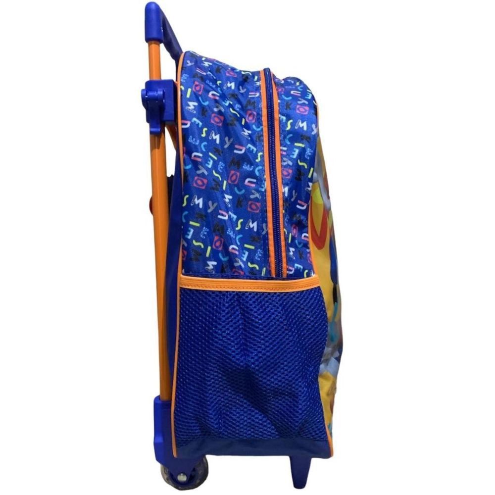 Encontraproduto.com.br - Mochila Rodinhas Infantil Escolar Mickey Pateta Xeryus