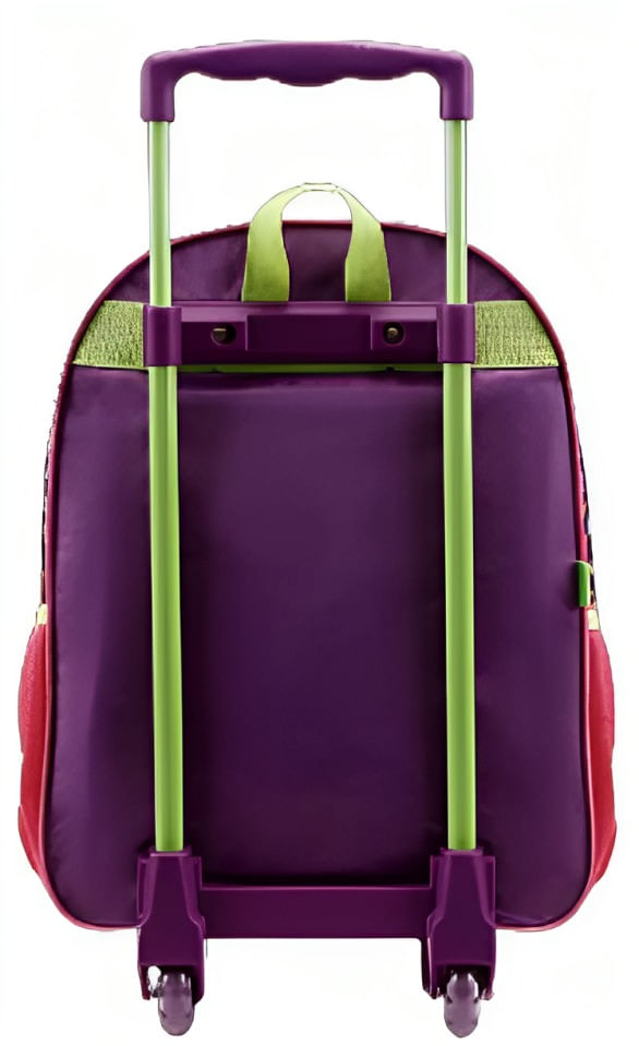 Encontraproduto.com.br - Mochila Com Rodinha Chocolix Rosa E Roxo Xeryus