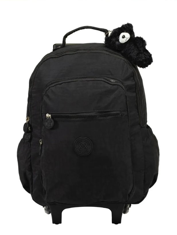 Mochila Xeryus Trendy com Rodas 42Cm Preto(MP)