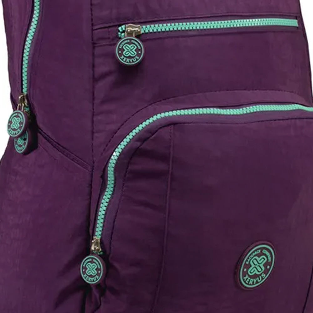 Encontraproduto.com.br - Mochila Xeryus Trendy com Rodas 44Cm Roxa (MP)