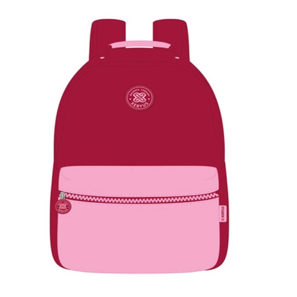 Encontraproduto.com.br - Mochila 16 Xeryus Trendy Block Vinho 12541 (MP)