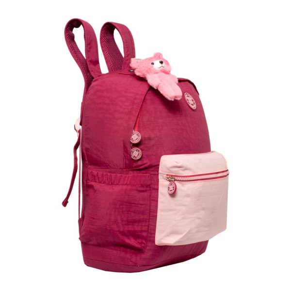 Encontraproduto.com.br - Mochila 16 Xeryus Trendy Block Vinho 12541 (MP)