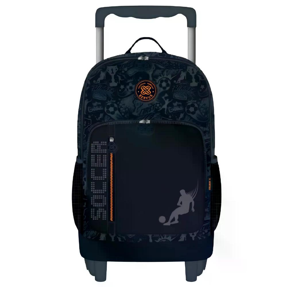 Mochila de Rodinhas Xeryus 16 College Futebol Azul