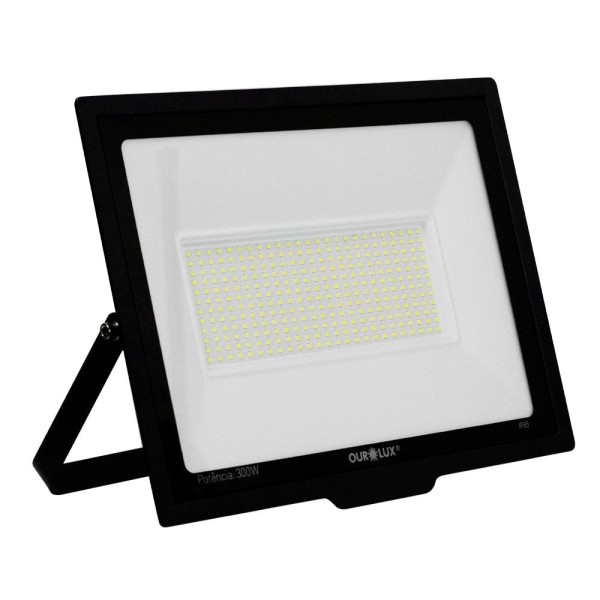Encontraproduto.com.br - Refletor Led 300w Prova Dágua Holofote 6500k Luz Branca Fria