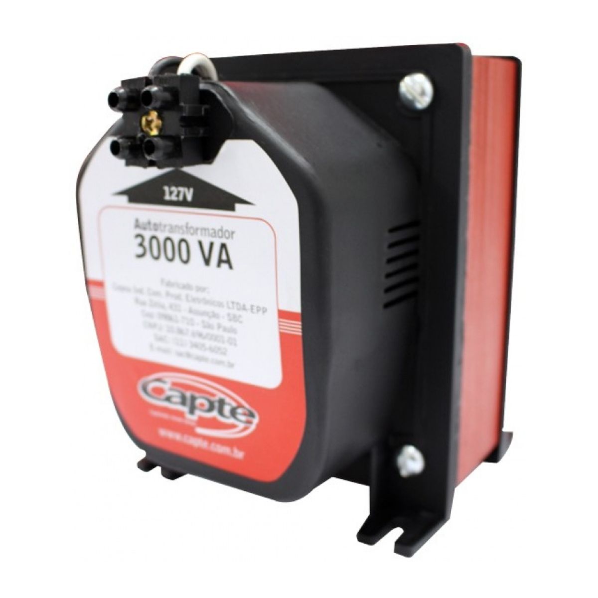 Encontraproduto.com.br - Autotransformador 3000va Com Borne Capte