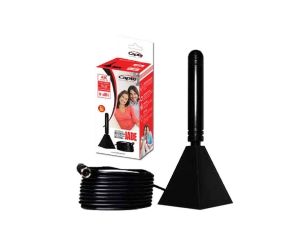 Encontraproduto.com.br - Antena Tv Digital Int/Ext Jade + Cabo 4M C/Ima