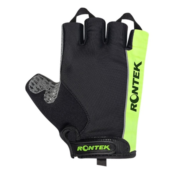Encontraproduto.com.br - Luva Ciclismo Rontek Rt-22 Gel Unissex - Preta/Amarela