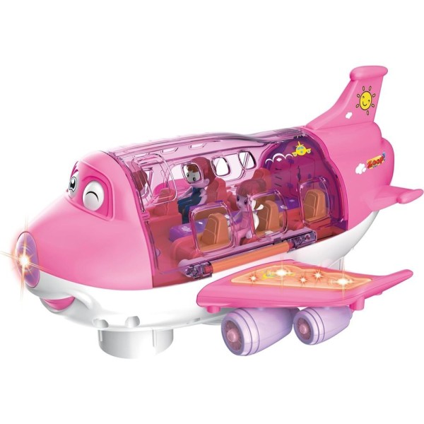 Encontraproduto.com.br - Brinquedo Avião Bate e Volta com Som e Luzes - Zoop Toys