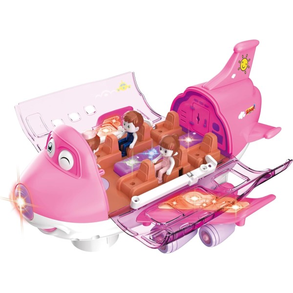 Encontraproduto.com.br - Brinquedo Avião Bate e Volta com Som e Luzes - Zoop Toys
