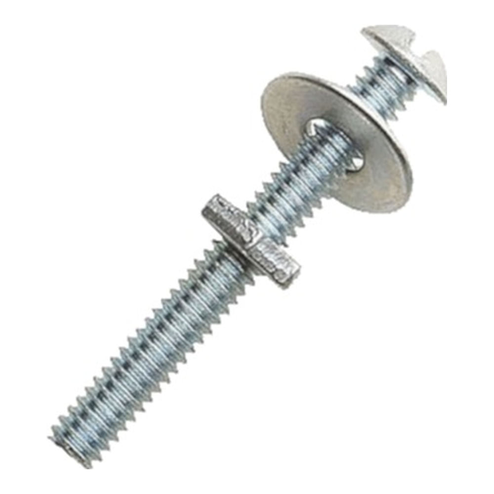 Parafuso Maquina Para Metal 1/4x11/4 Com 20 Peças Metropac