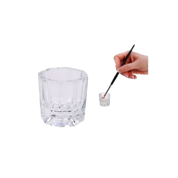 Encontraproduto.com.br - Dappen de Vidro Para Aplicação De Henna