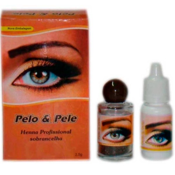 Encontraproduto.com.br - Henna Para Sobrancelha Pelo E Pele 2,5g